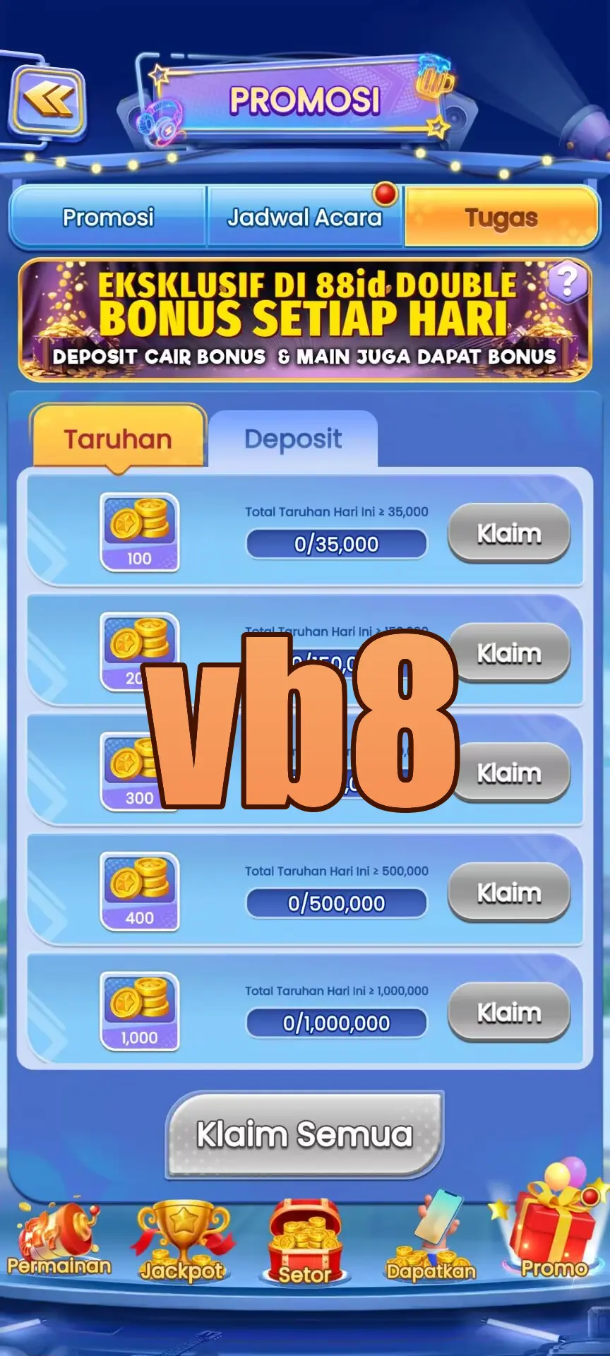 vb8 Masuk
